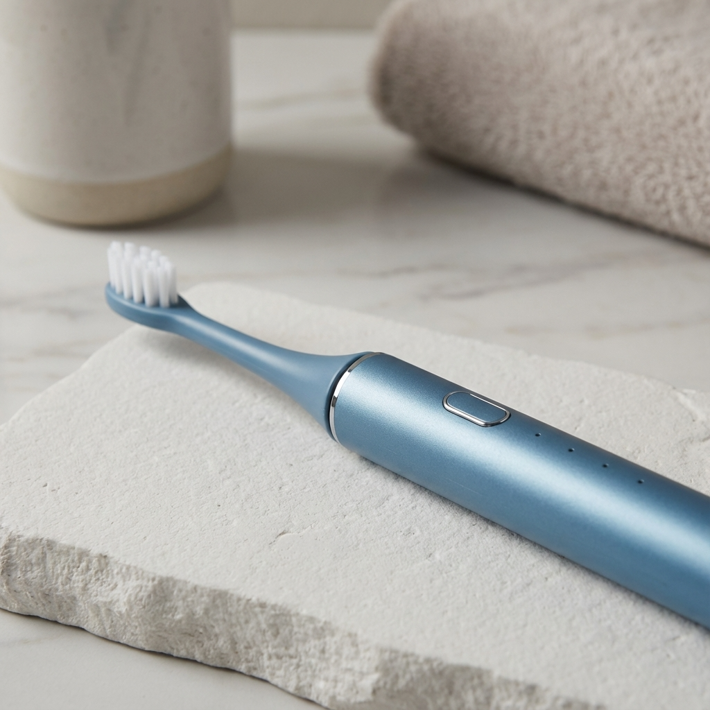Bepulo Next Sustainable Electric Toothbrush Blue Brush